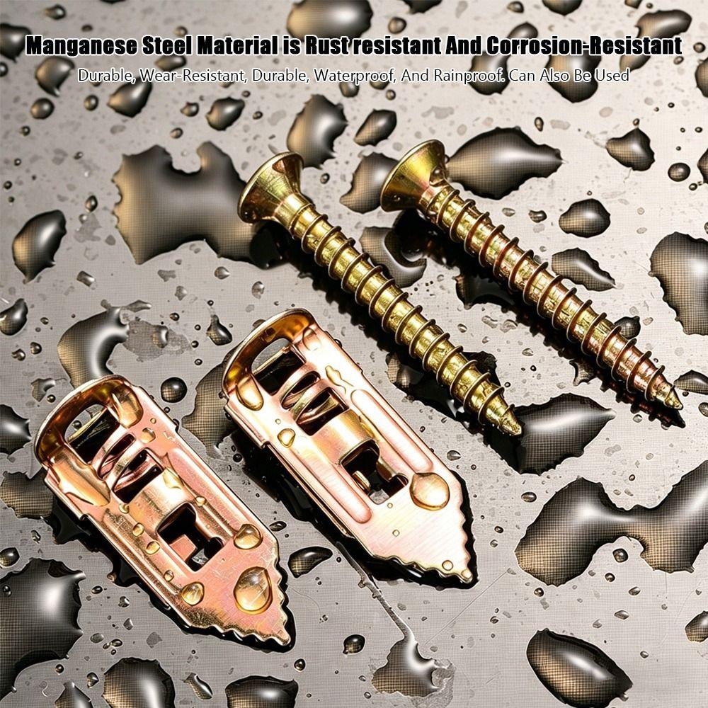 30Pcs/50Pcs Thickened Manganese Steel Wall Fastener High Hardness Steel Anchor Drywall Installation