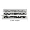 NRF1  21.5X1.8CM 3D ABS Car Styling Front Hood Badge Body Letters Emblem Stickers for Subaru Outback Logo Forester Legacy Accessories