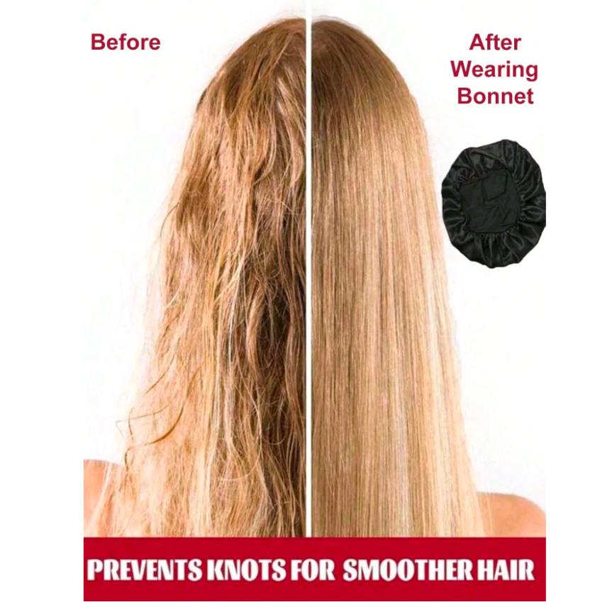 Luxury Satin Sleep Cap, High Elasticity Headband Night Hair Protection, Comfortable Home Use, Unisex Adult Beauty & Hair Care Ha