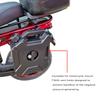 Heizölbehälter 6L 1,6 Gallonen Schwarz Große Kapazität Benzinbehälter für Auto Motorrad UTV ATV Geländewagen Ohne Halterung