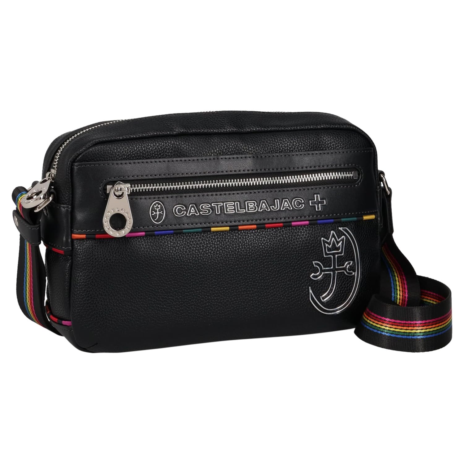 

Castelbajac June Men s Black Shoulder Bag