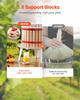 Fruit Wine Press Manual Press for Wine Making 4.75 Gal/18L Wood Basket