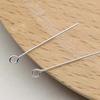 6pcs Real Pure Solid 925 Sterling Silver Needle Pins for DIY Jewelry Making Findings Earring Necklace Connector Part Base