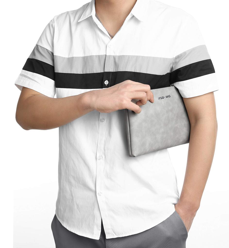 [FSD.WG] Saszetka, męska torba podręczna, torba do ręki, skóra PU, torba męska, ślub, odpinany pasek w zestawie, impreza [produkt oryginalny]