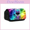 Smiling Critters Double Layer Pen Case With Nylon Material For Students And Kids
