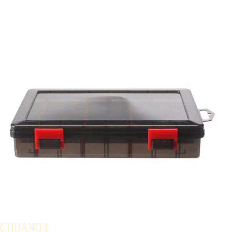 A1A2 Detachable Compartments Fishing Lures Box Baits Case Fishing Tackle Storage Trays Hook Organizers Waterproof Lures Box