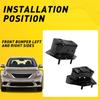 NI1067142,NI1066142 Bracket Front Bumper Set For 2012- For 2X Versa Nissan