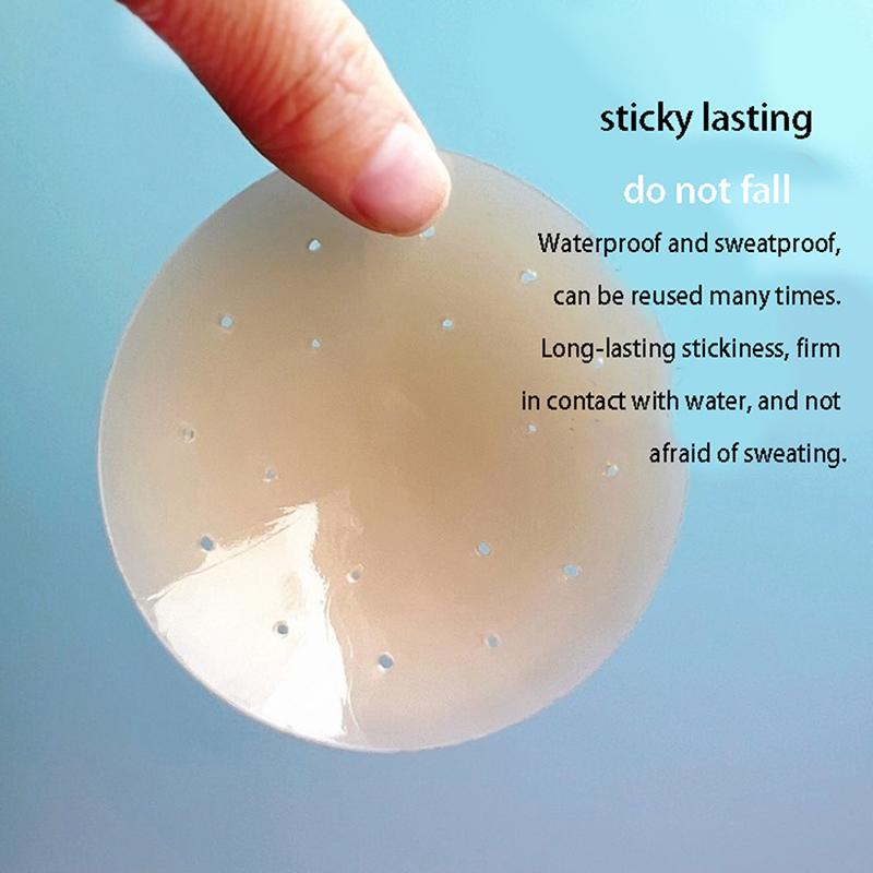 Perforated Breathable Light Proof Bump Proof Nipple Patch Silicone Breast Patch