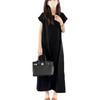 Long Solid Adult Loose Easy to Perfect for Everyday and Fall Size [zuevichn] Women's Dress, Color, Simple, Style, Figure-Flattering, Fit, Wear,