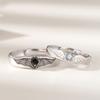 Angel and Devil Matching Rings for Women Open Adjustable Couple Friendship Ring