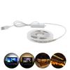 5V SMD2835 LED Strip Lights USB Tape Lamp Warm White Waterproof 50CM 1M 2M 3M 4M 5M with 304 Switch for Desktop Screen Lighting
