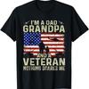 NEW LIMITED Father's Day I'm A Dad Grandpa and Veteran T Shirt Size S 5XL