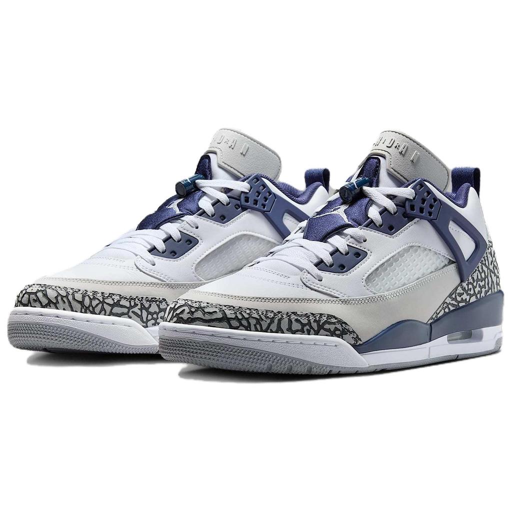 Air Jordan Spizike Low Bianco Blu Notte Scarpe da Ginnastica da Uomo Grigio Neutro Antracite FQ1759-140