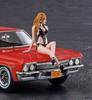 Hasegawa 1966 American Coupe Type I Girls Figure Plastic Model SP402 1/24 w/Blonde