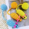 1pcs/2pcs Cat Toy Mouse Cat Toys Interactive Ropes Ball Toys for Cats Teasing Souding Mouse Cats Toy with Pet Supplies