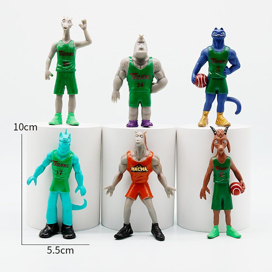 

In Stock Movie GOAT Figure Basketball Dream Goat Figures Figurine Pvc Collection Statue Room Ornament Model Dolls Kid Playthings Gifts