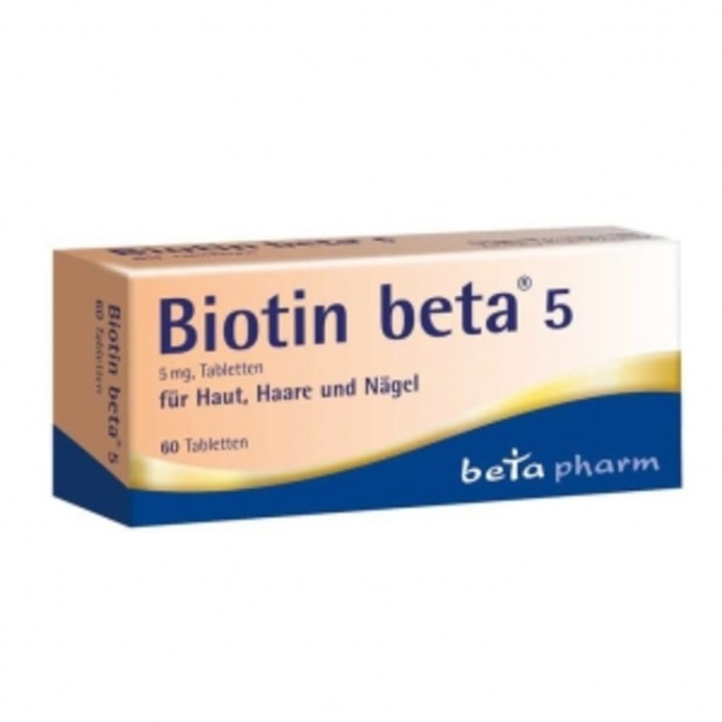 

Biotin Beta 5, 60 Tablets