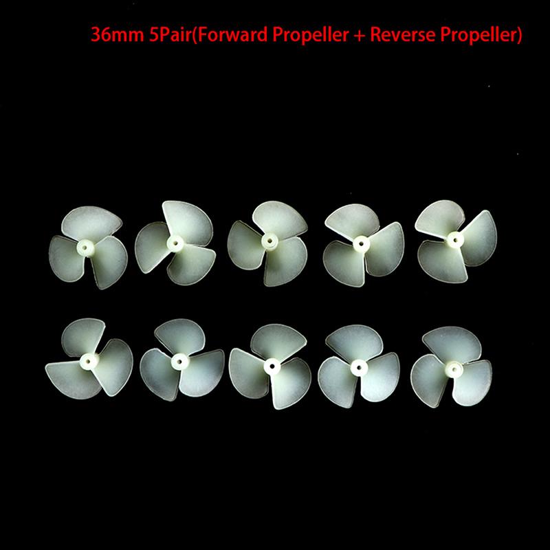 Diy Hard Nylon 3Blade Boat Propeller 28Mm 36Mm 42Mm Cw Ccw 2Mm Shaft For Rc Boat