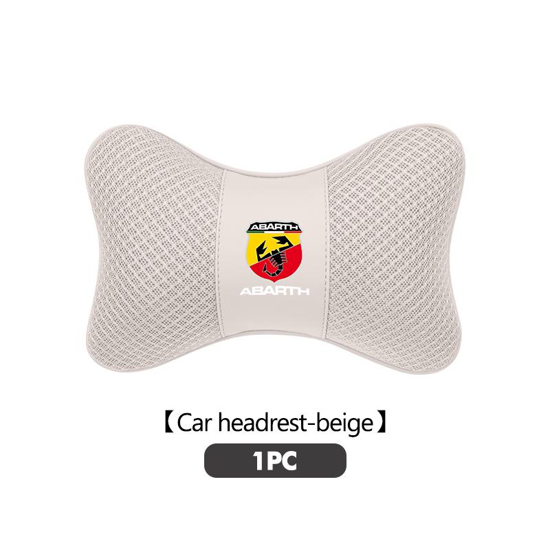 Car Headrest Lumbar Support Neck Pillow Lumbar Support Cushion For Abarth Freemont Strada 500x Grande Punto Ducato Stilo Palio