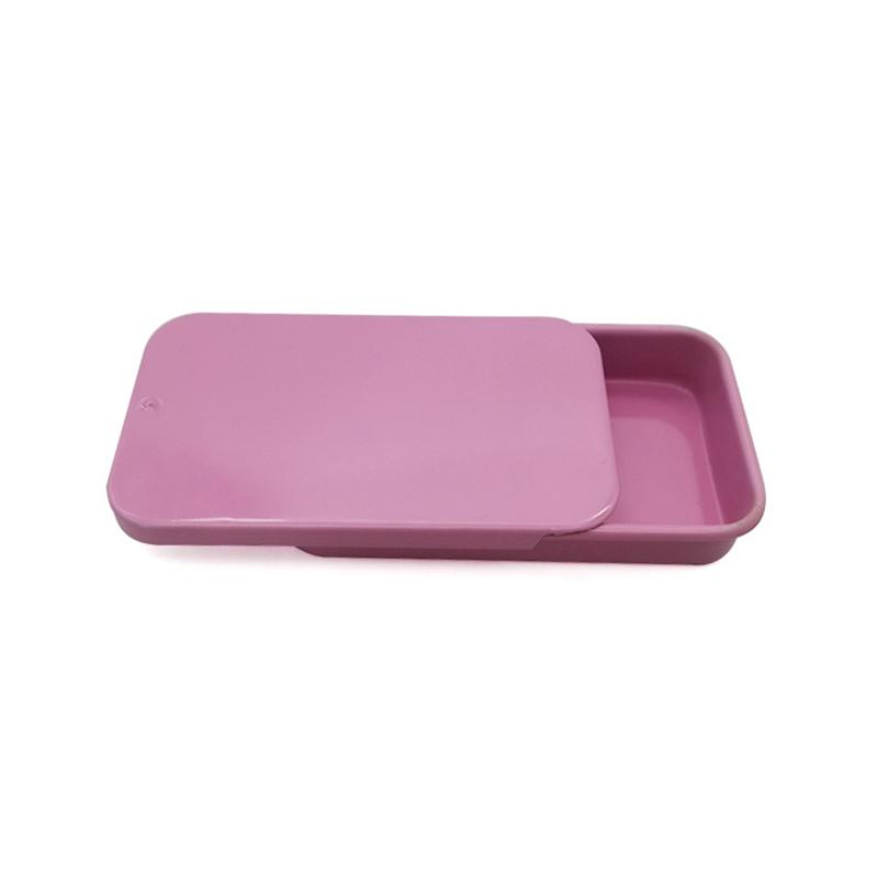 Einfarbige Langlebige Klapp-Blechdose Minzbonbon-Dose Weißblechdosen Süßigkeitenverpackungsbox Geometrische Stabile Nagelknipser-Dosen