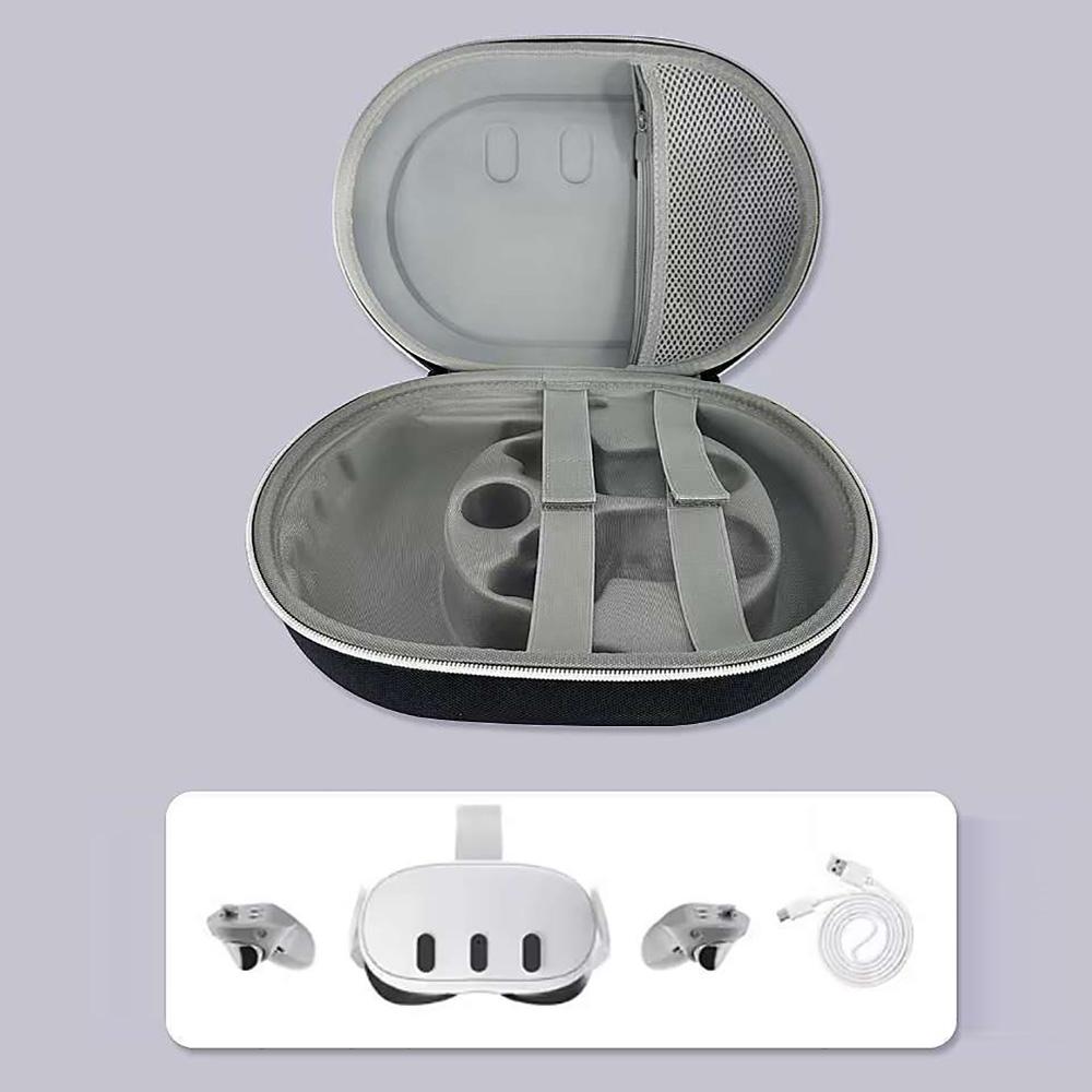 New Hard Carrying Case For Meta Quest 3 VR Gaming Headset and Touch Controller