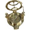 Brass Sundial Compass 3 Inch - Antique Showpiece Sun Dial Rustic Vintage Home Decor Gifts Golden Polish