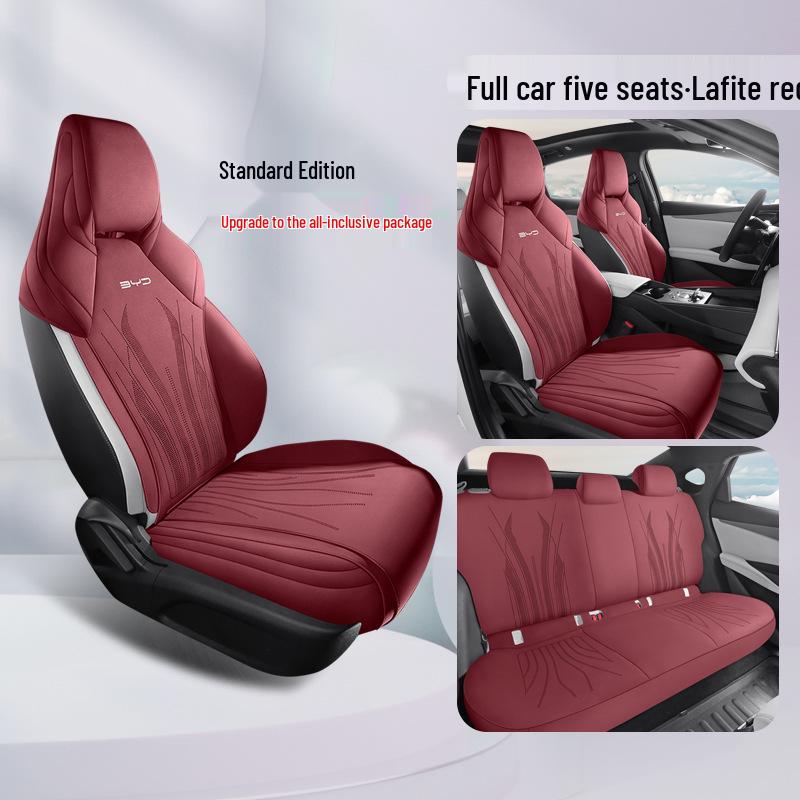 BYD Seal 06 DMI Suede Car Seat Cushion - Full Coverage Saddle Pad Cover