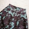 Used Beautiful condition alba ROSSA jacquard floral print flare skirt 40 brown