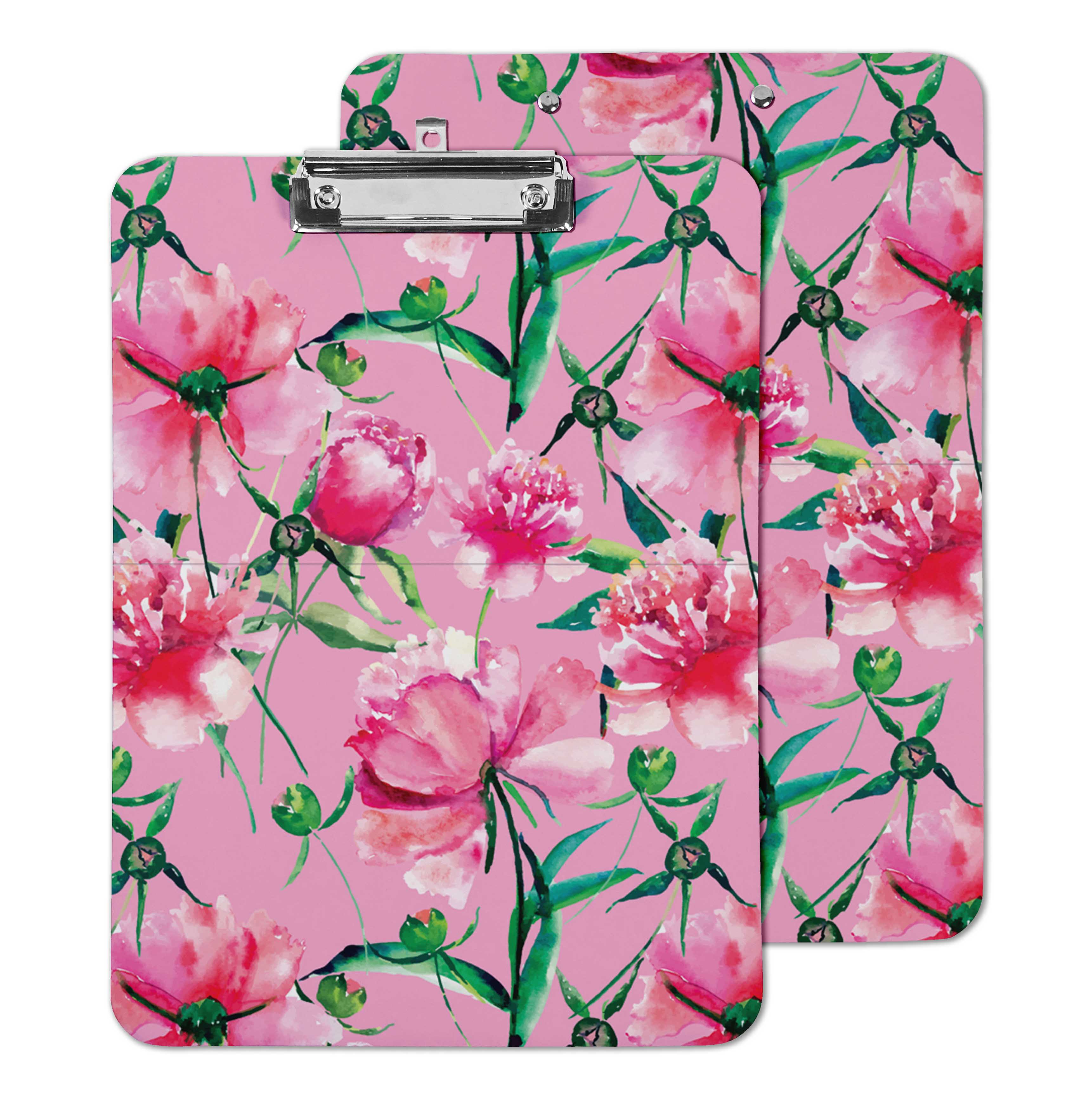 

Inkdotpot Декоративний планшет формату Letter з низькопрофільним затискачем, висувним отвором для підвішування, картонний для офісу, школи, з безкоштовним маркером та гумкою 9x12.5 Inches рожевий