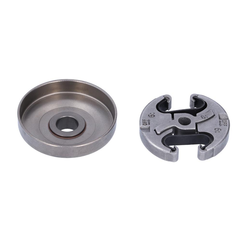 Kit de piñón de llanta plateado oscuro para Husqvarna 325 340 346XP 345 350 351 353 445E 450in-7T