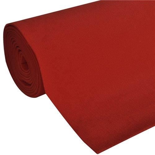 Tapis - vidaXL - Rouge - 10 x 1 m - 400 g/m² - Polyester