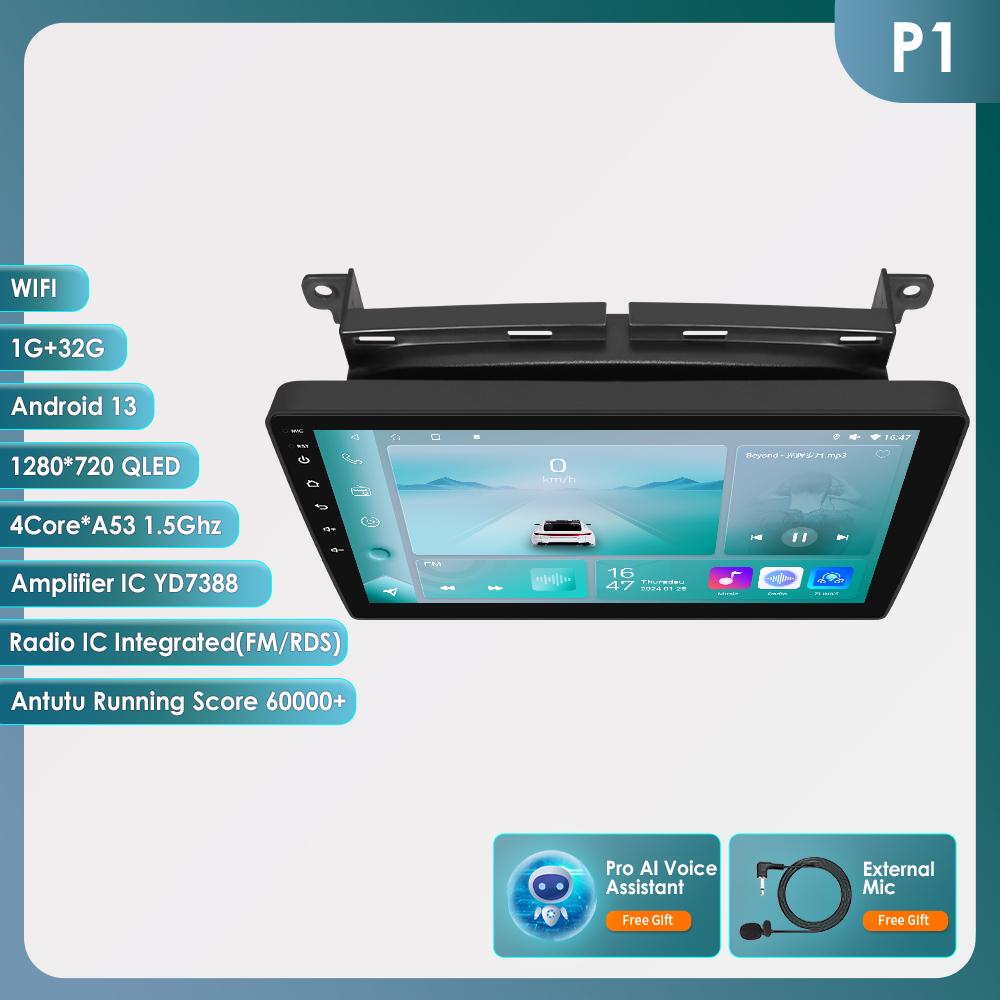 OSSURET Carplay Car Intelligent Systems Carplay Android 13 Car Radio for Fiat 500 2016 2017 2018 2019 Multimedia Video Player WIFI Autoradio Bluetooth