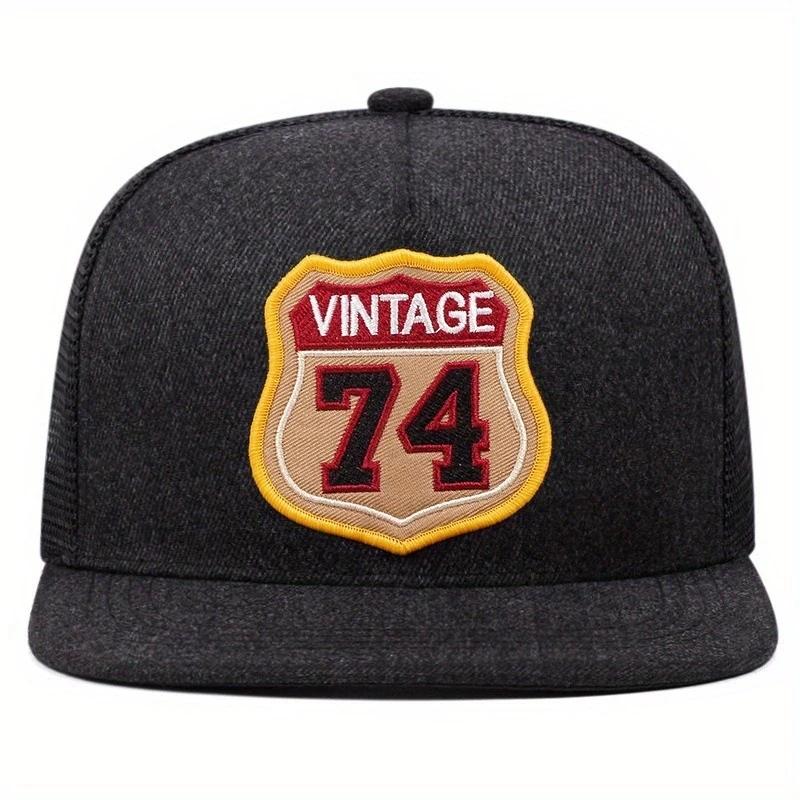 2025 New Fashion Hip Hop Cap Men Women Adjustable Figure 74 Embroidered Baseball Caps Outdoor Sun Hat Unisex Snapback Hats