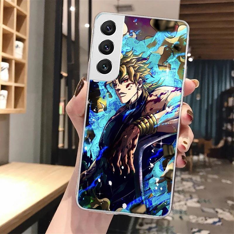 JoJo Abenteuer Dio Diego Brando Weiche Handyhülle Für Samsung Galaxy S24 S23 S22 S25 Ultra S21 Plus S20 FE S10 + S25 Edge Muster