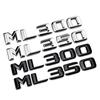3D ABS Car Rear Trunk Badge Sticker Emblem ML 300 320 350 400 500 Logo For ML300 ML350 W166 W163 W164 Accessories