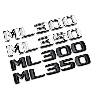 3D ABS Automobilio Galinės Bagažinės Lipdukas Emblema ML 300 320 350 400 500 Logotipas ML300 ML350 W166 W163 W164 Priedai