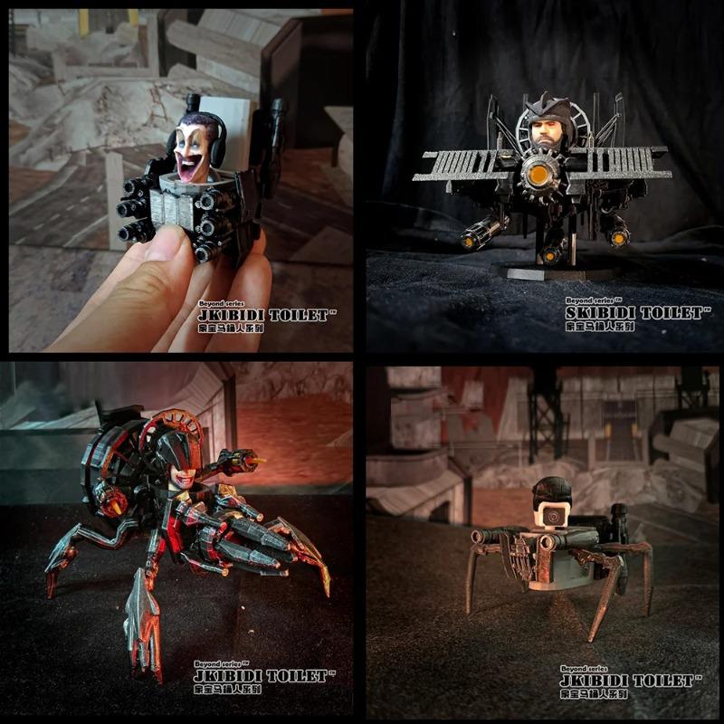 Spy Surveillance Warrior Commander Of The Astronomical Shock Warrior Toilet Man Warrior 3.0 Full Set Action Figure 3D Printing