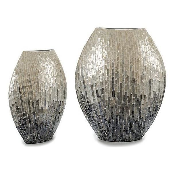Vase Décoratif - Gift Decor - Gris - 18 X 44,5 X 40 Cm - Style Contemporain - Design