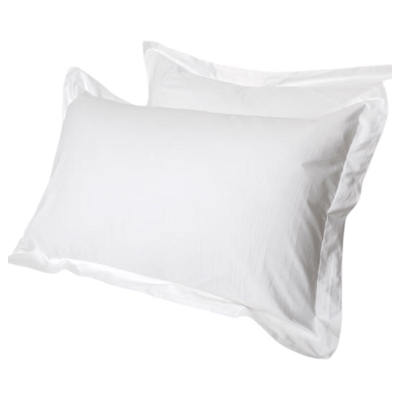 60TC Pure Cotton Hotel Pillowcase Pair Pair 48x74cm
