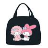 Melody cute cartoon print student lunch bag high value work commute leisure handbag