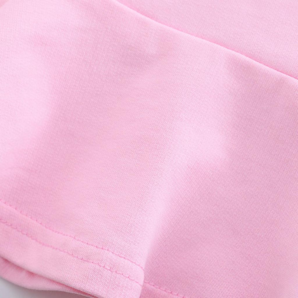 Little Girls Casual Hoodie Dress Color Long Sleeve for Spring and Fall Everyday Wear