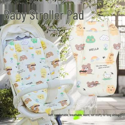 All-Season Universal Stroller Cushion: Cozy Autumn/Winter Cotton Mat for Baby Car Seats