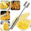Stainless Steel Corn Peeler For Kitchen Compact Portable Corn Kernels Remover For Home Use
