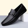 Foreign Trade Classic Doudou Shoes Men's Trend High-end Business Casual Shoes Men's Hollow and Breathable One-pedal Doudou Shoes
