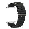 Silicone Ocean Strap for Apple Watch Band Ultra 3 49MM Series 11 10 SE3 Iwatch 42MM 46 44 45 38 40 41mm Correas 44MM 45mm Bands