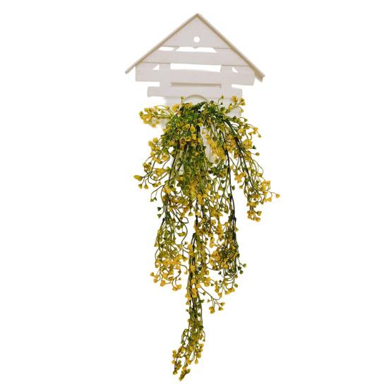 Hanging Flower Basket, Sustainable Use Handcrafted Unique Design, Durable Wear-Resistant Home Decoration, for Balcony Garden Windowsill F
