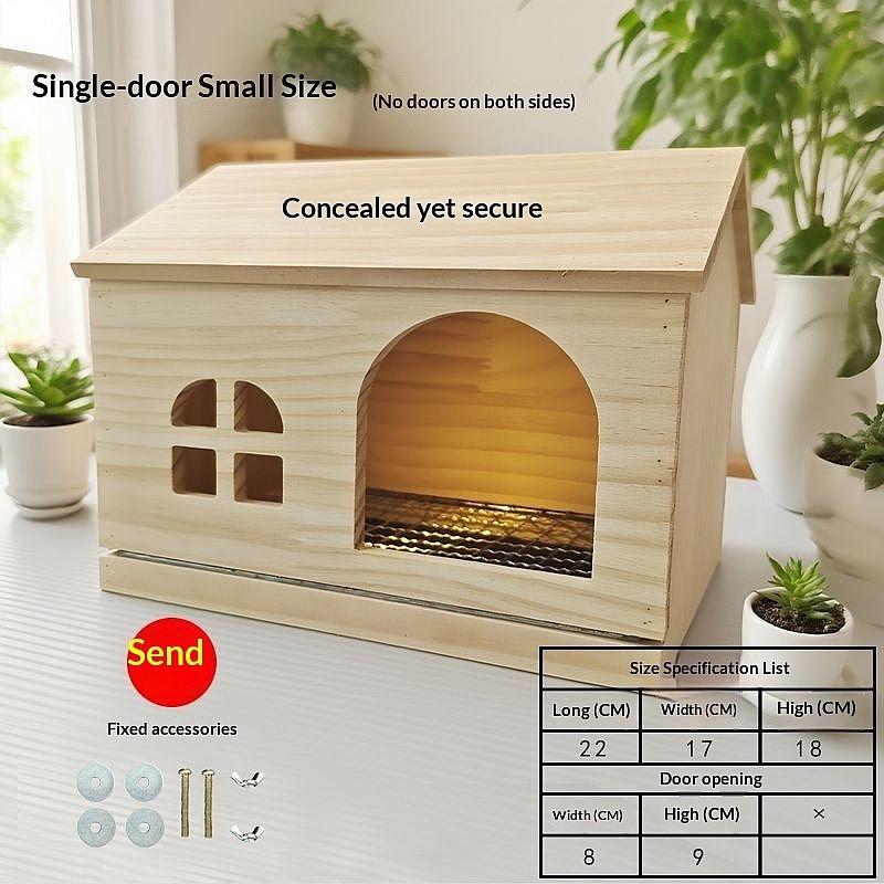 Ziehbarer Boden Netz Vogelhaus Papagei Holzhaus Tigerfell Pfingstrose Mönch Wellensittich Kleines Haus Kleines Sonnen Fluchthaus Spielzeug