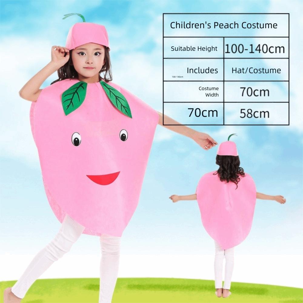 Přenosná vystoupení Cos Oblečení Ovocný kostýmový set Dětský halloweenský večírek Kostým Školní jeviště