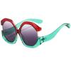 European and American fashion cat eye oversized sunscreen sunscreen sunglasses personalized color matching street sunglasses advanced sunglasses