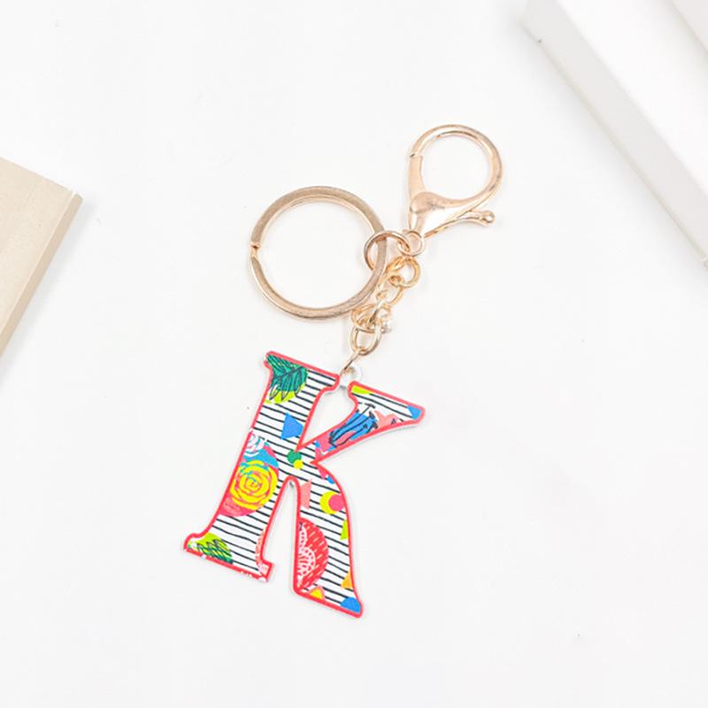 Colorful English Alphabet Keychain & Graduation Gift Accessory
